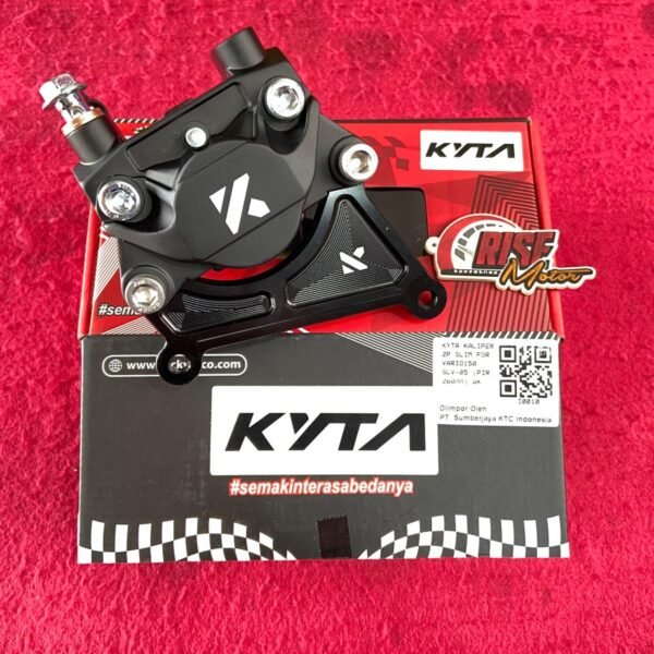 KALIPER KTC KYTA VARIO 150 2 PISTON SLIM SLV-05 PIRINGAN 260 MM HITAM