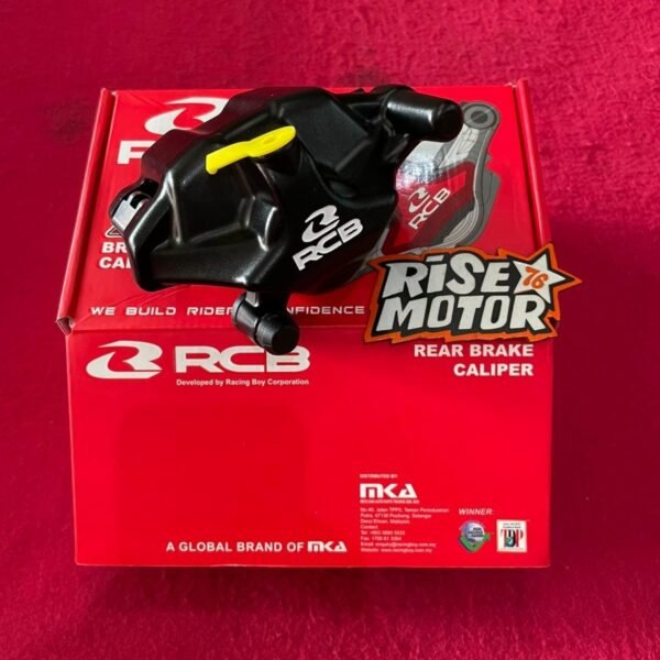 Kaliper Racing Boy RCB Satria FU Karbu Belakang S2 Series Hitam