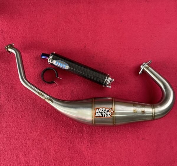 KNALPOT DBS NINJA 150 R STAINLESS SILINCER CARBON
