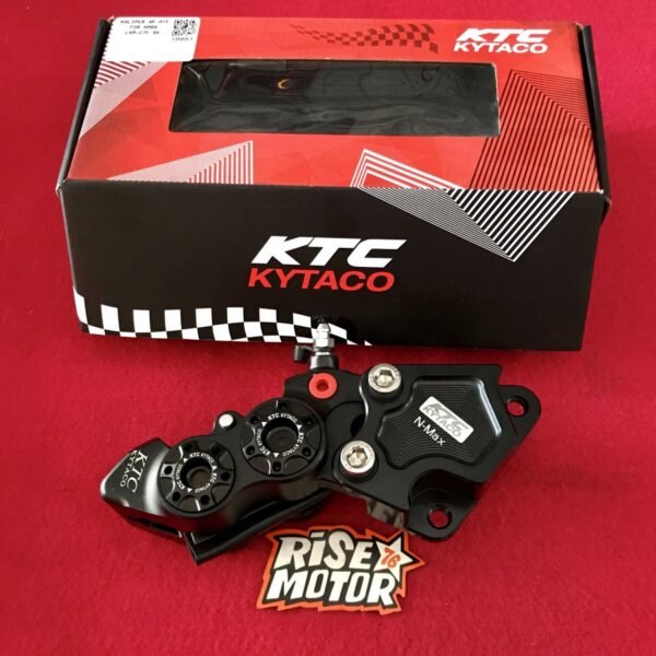 Kaliper KTC NMax Depan 4 piston hitam
