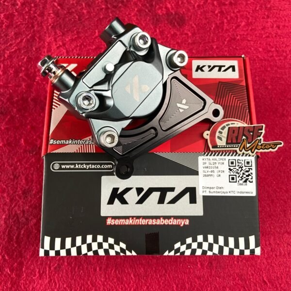KALIPER KTC KYTA VARIO 150 2 PISTON SLIM SLV-05 PIRINGAN 260 MM GREY
