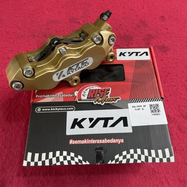 Kaliper KTC 6 piston gold