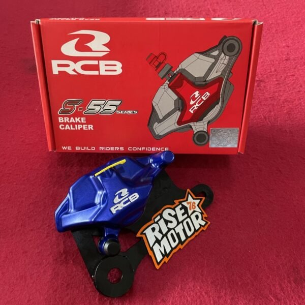 Kaliper Racing Boy Satria FU belakang biru