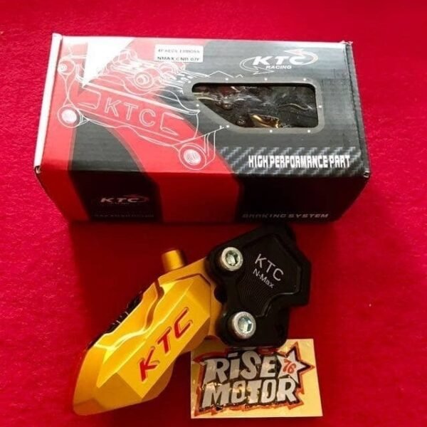 Kaliper KTC NMax depan 4 piston gold