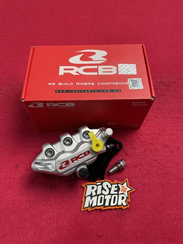 Kaliper Racing Boy Satria FU depan silver