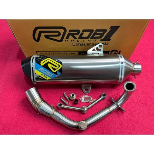 KNALPOT ROB1 XMAX OVAL EMBLEM BESAR